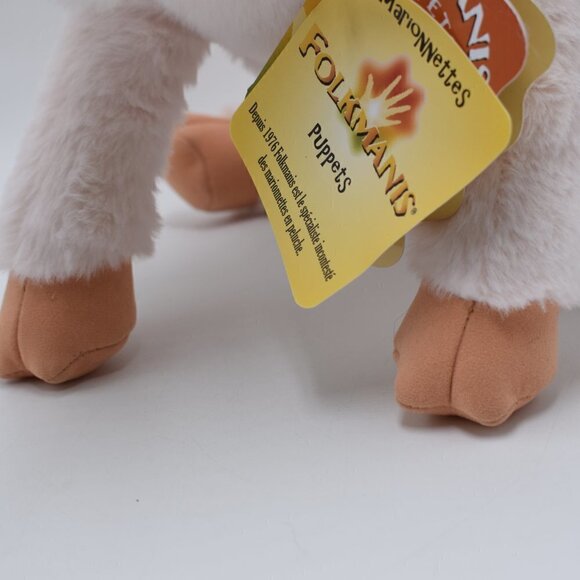 Folksmanis Plush Puppets Marionnettes Piglet Light Pink Stuffed Animal with Tags - Picture 6 of 10